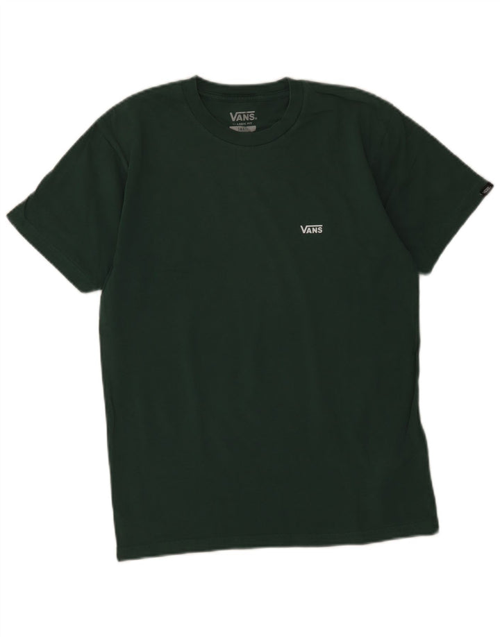 T-shirt da uomo Vans Classic Fit, piccola, in cotone verde