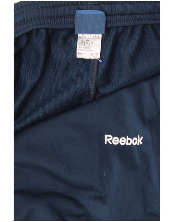 REEBOK Mens Tracksuit Trousers Medium Blue