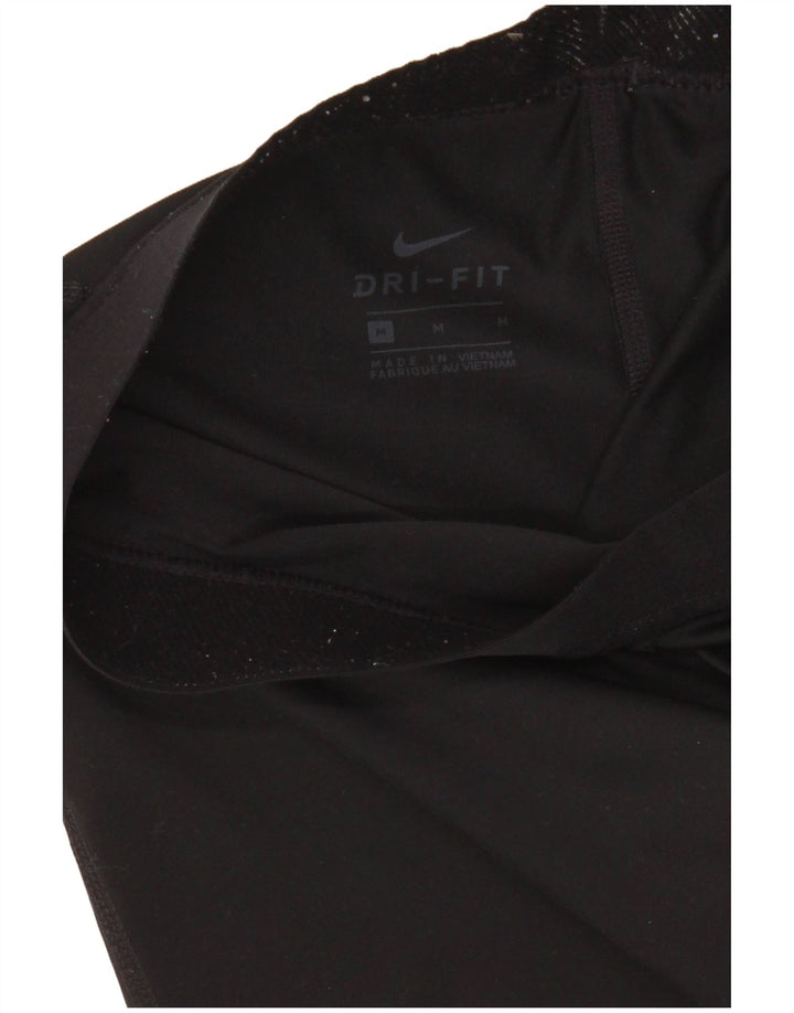 Leggings grafici Nike Dri Fit da donna UK 14 medio nero