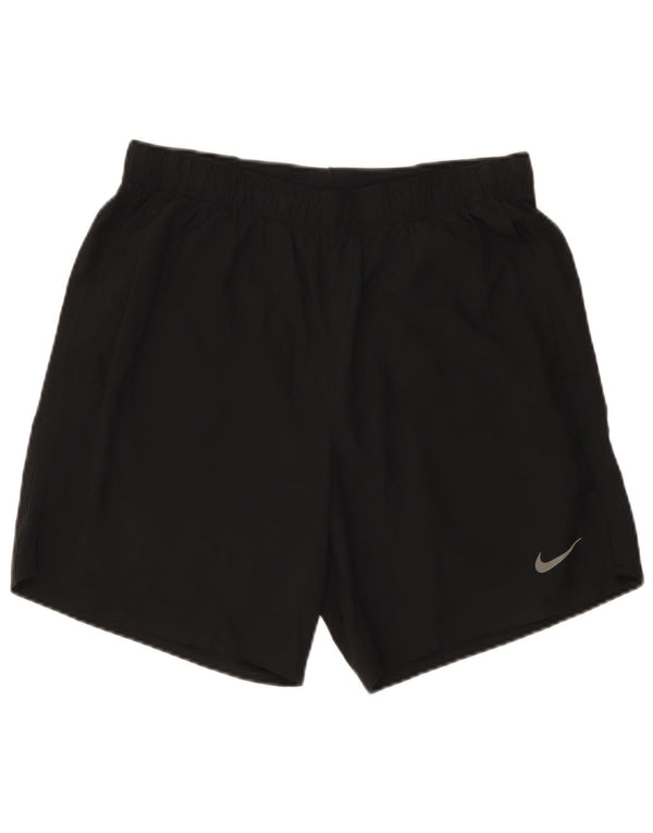 Pantaloncini sportivi Nike Dri Fit da uomo, poliestere medio nero