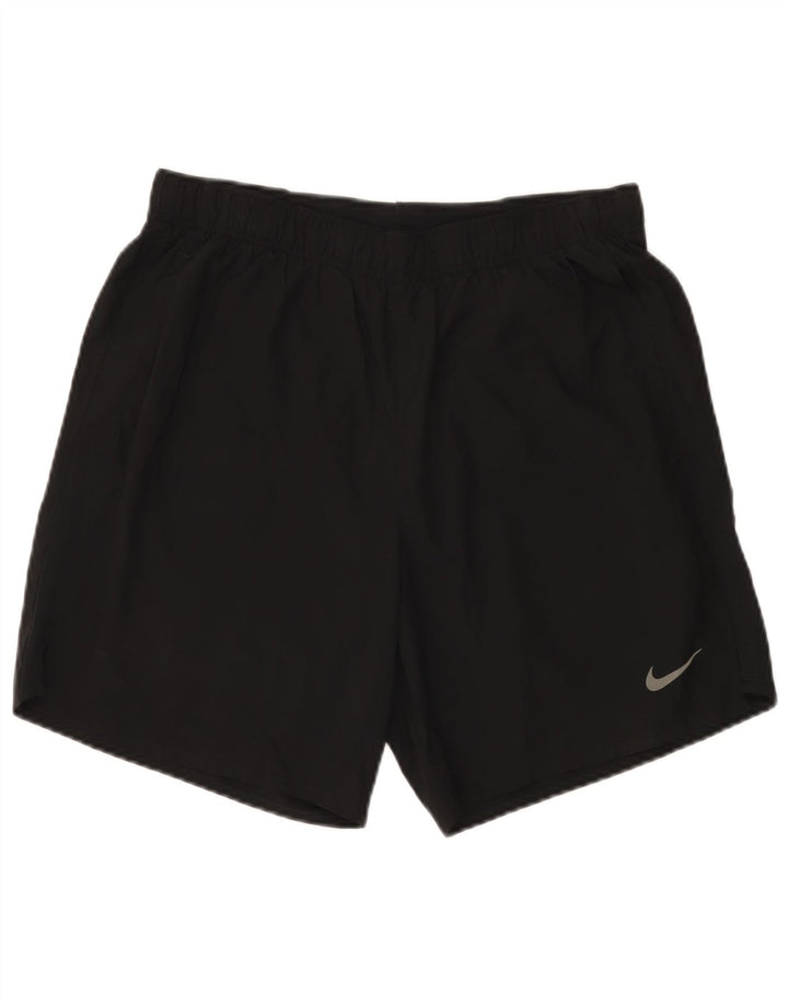 Pantaloncini sportivi Nike Dri Fit da uomo, poliestere medio nero