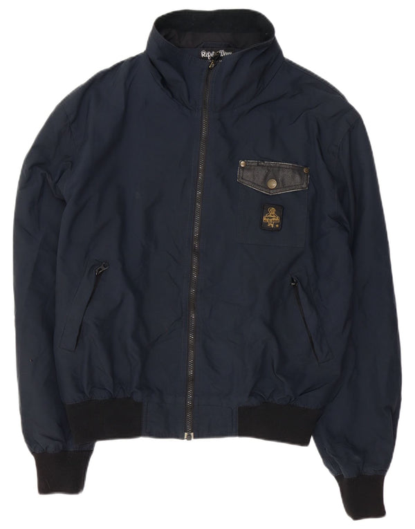 Refrigiwear Giacca bomber da uomo Cruz UK 40 grande poliestere blu navy