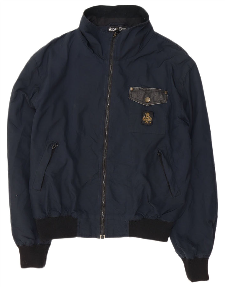 Refrigiwear Giacca bomber da uomo Cruz UK 40 grande poliestere blu navy