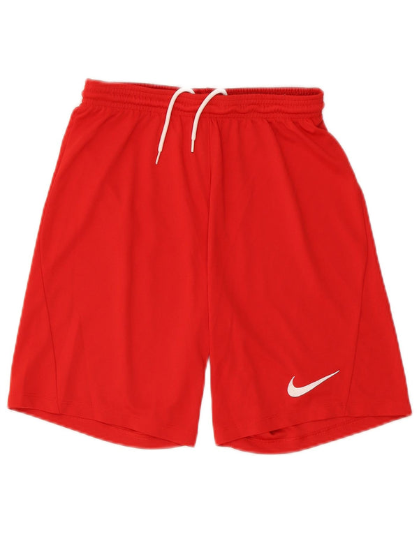 Pantaloncini sportivi Nike Dri Fit Slim da uomo piccoli in poliestere rosso