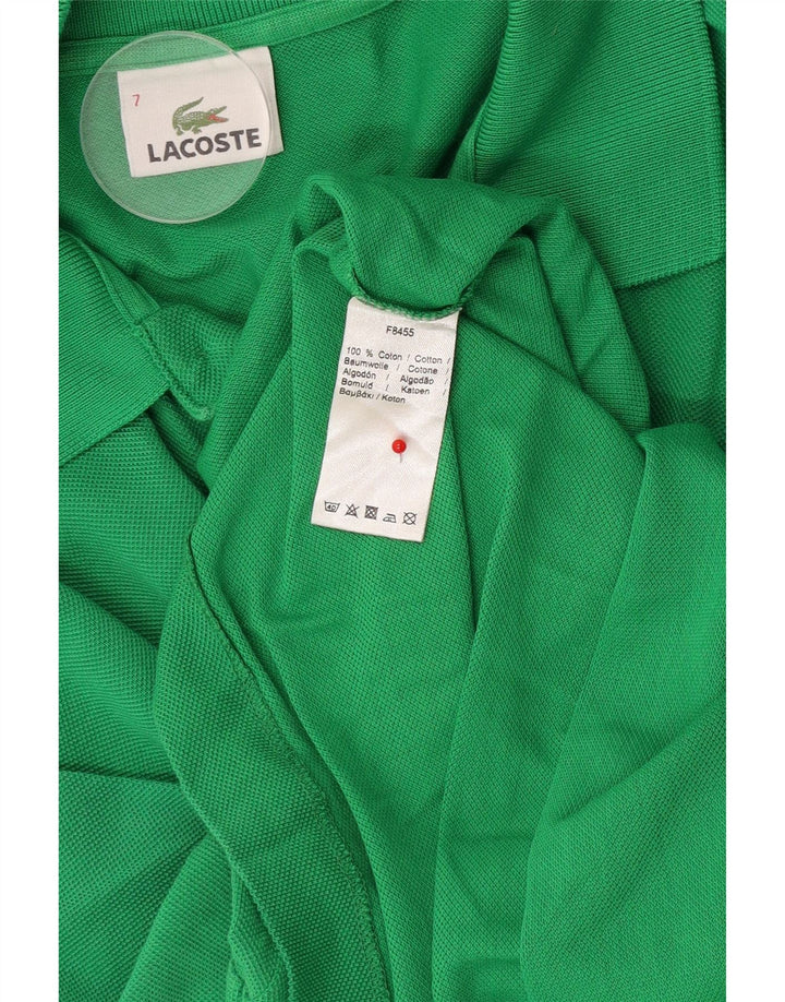 Polo da uomo Lacoste taglia 7 2XL cotone verde