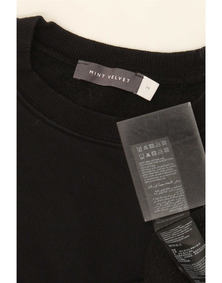 Felpa da donna MINT VELVET UK 14 Cotone nero medio