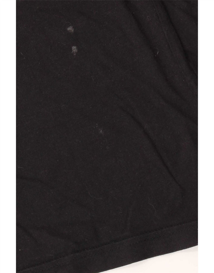 Penguin Top da uomo a maniche lunghe piccolo in cotone nero