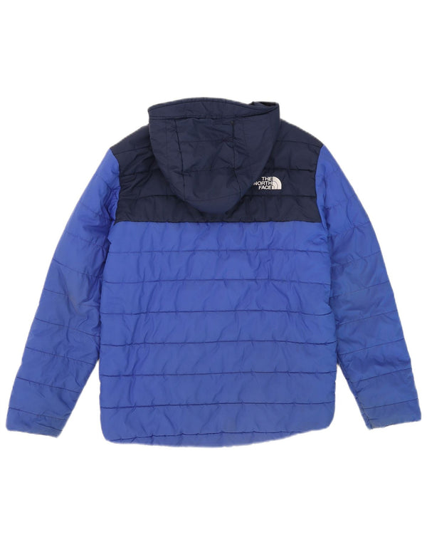 Giacca imbottita con cappuccio The North Face da ragazzo 11-12 anni Large Blue Colourblock