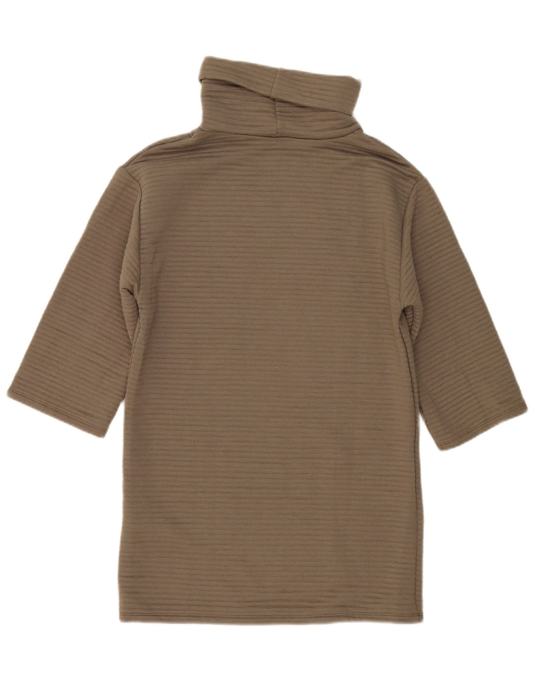 Abito a trapezio oversize da donna Zara con maniche a 3/4 UK 10 piccolo in poliestere kaki