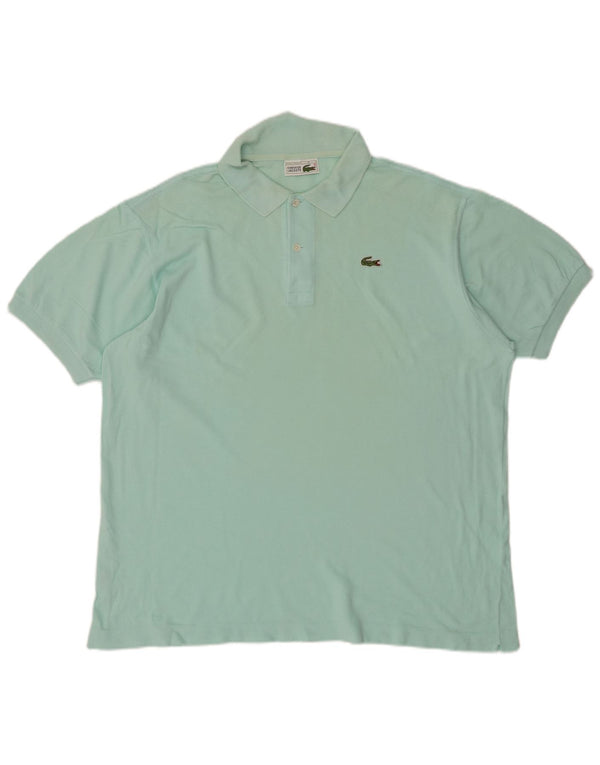 Polo da uomo LACOSTE taglia 6 XL in cotone turchese