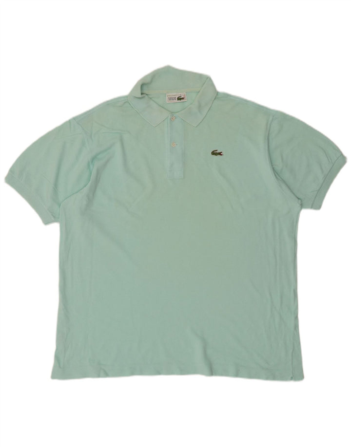 Polo da uomo LACOSTE taglia 6 XL in cotone turchese