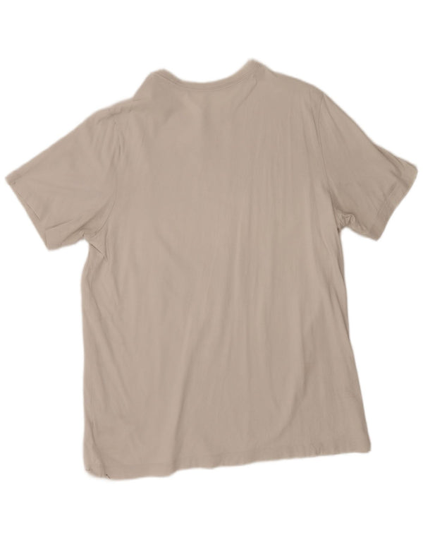 T-shirt grafica da uomo Nike Top grande in cotone bianco