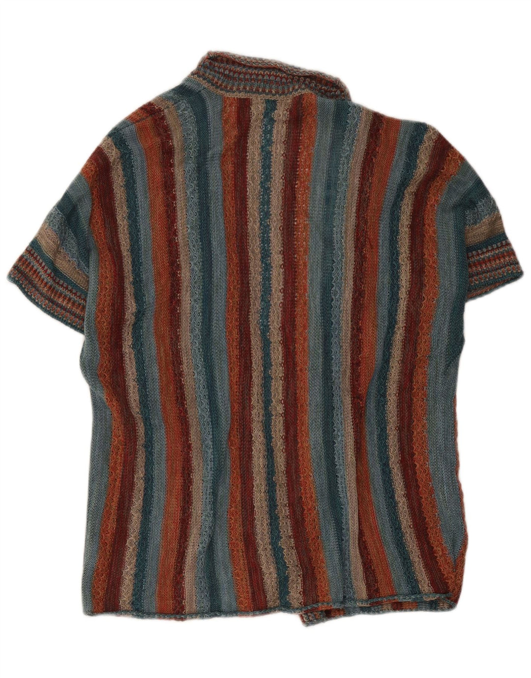 Maglione cardigan a maniche corte da donna Peruvian Connection UK 10 Small Multic