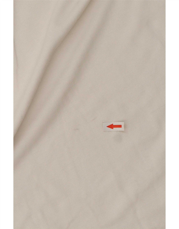 Polo da uomo Fila grande in cotone a righe bianche