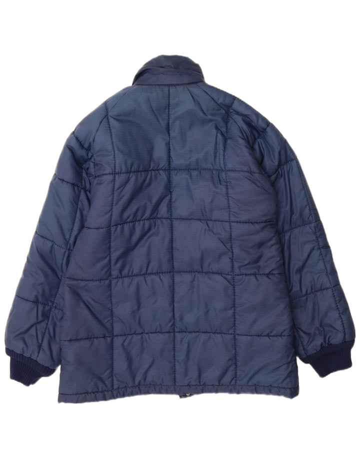 Giacca imbottita da uomo PUFFA UK 40 Large in nylon blu navy