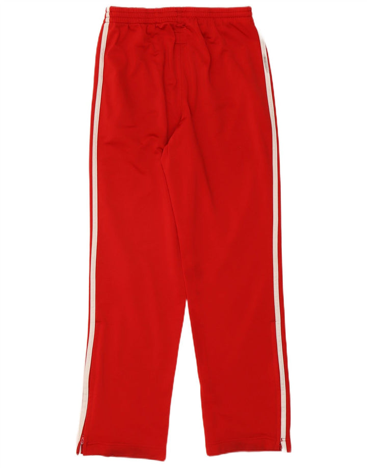 Pantaloni da tuta Adidas da uomo piccoli in poliestere rosso