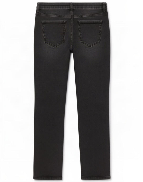 Jeans dritti da donna Marks & Spencer UK 16 Large W32 L29 Cotone nero