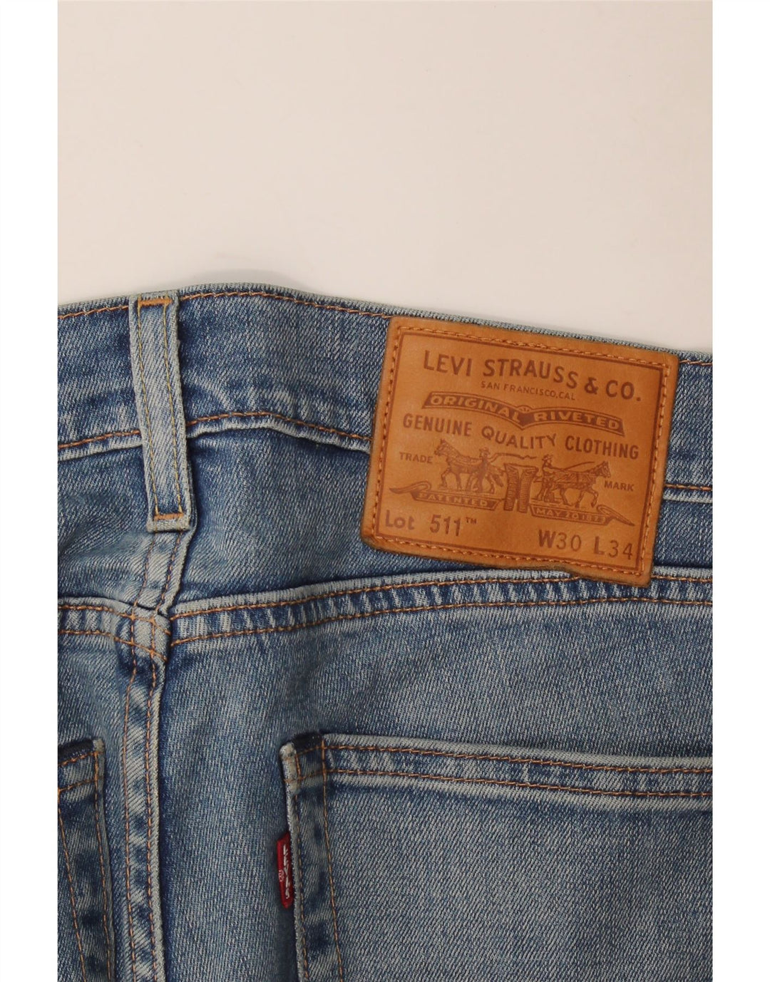Jeans Levi's 511 Slim da donna W30 L30 in cotone blu
