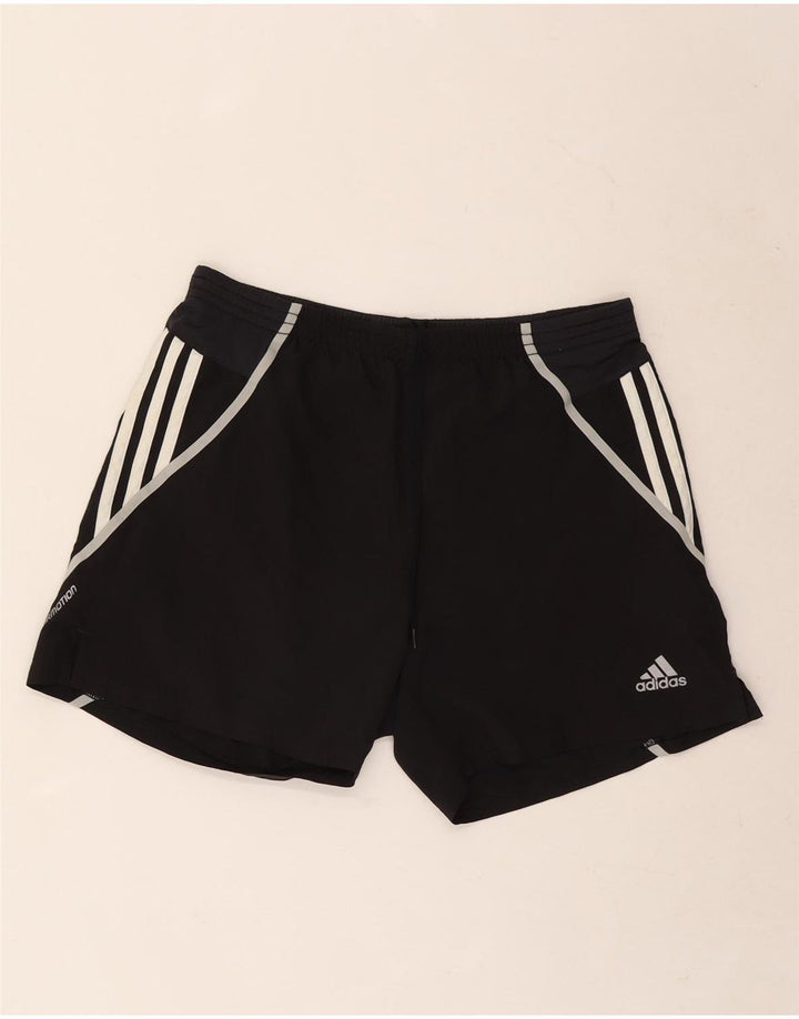 Pantaloncini sportivi Adidas Climacool da uomo piccoli in poliestere nero