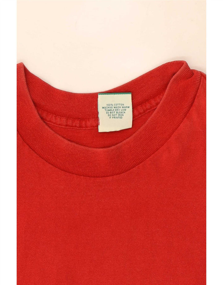 T-shirt grafica da uomo Levi's Top grande in cotone rosso