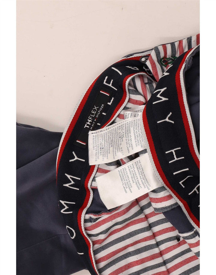 Pantaloncini chino da uomo Tommy Hilfiger W32 cotone blu navy medio