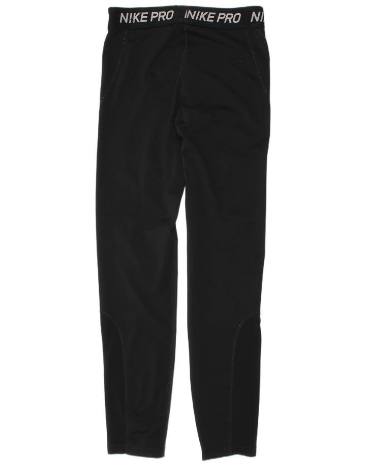 Leggings grafici Nike per ragazze 13-14 anni in poliestere nero