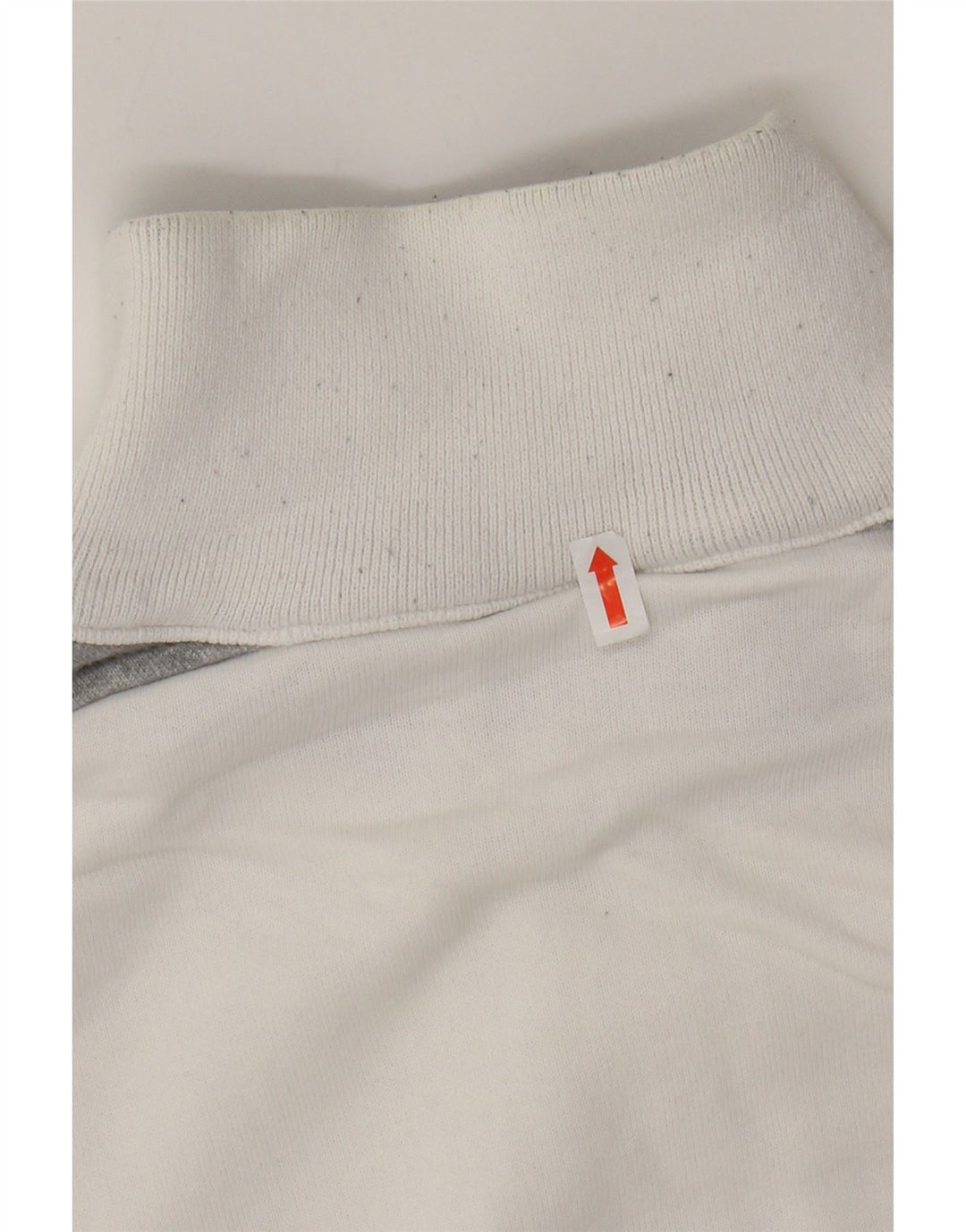 CHAMPION Giacca da tuta da uomo di grandi dimensioni in cotone color block bianco