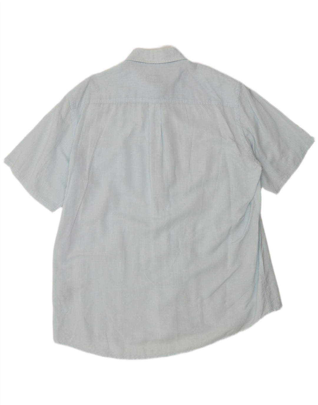 Camicia a maniche corte da uomo Kappa 2XL Lino Blu