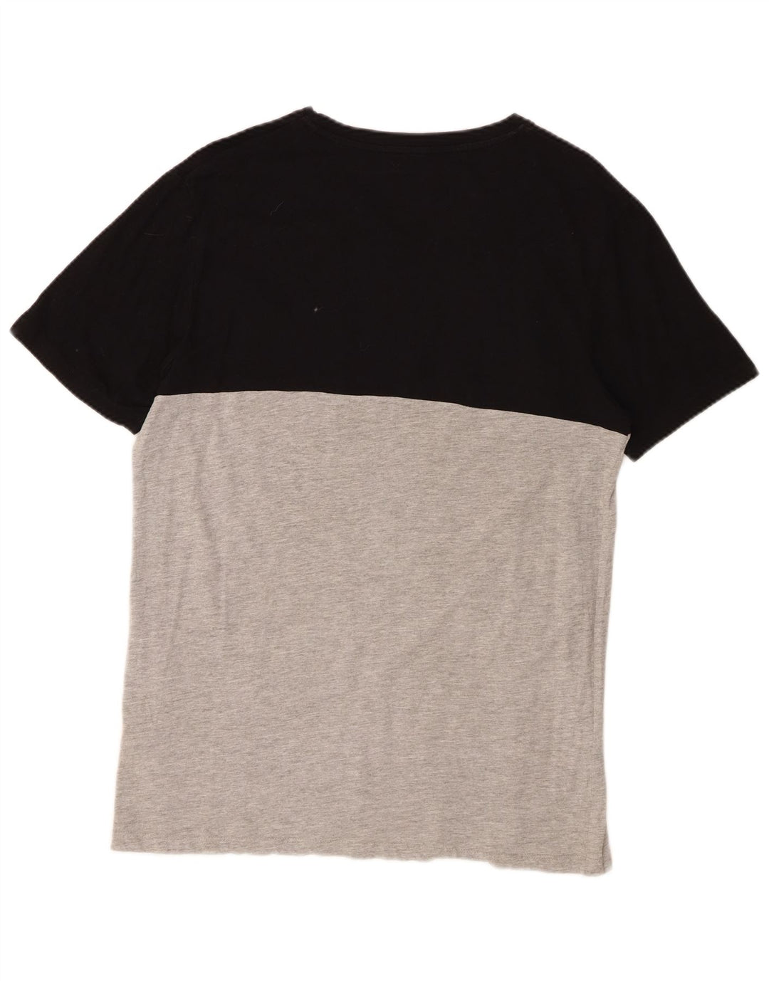 JACK & JONES T-shirt grafica da uomo XL XL in cotone color block nero