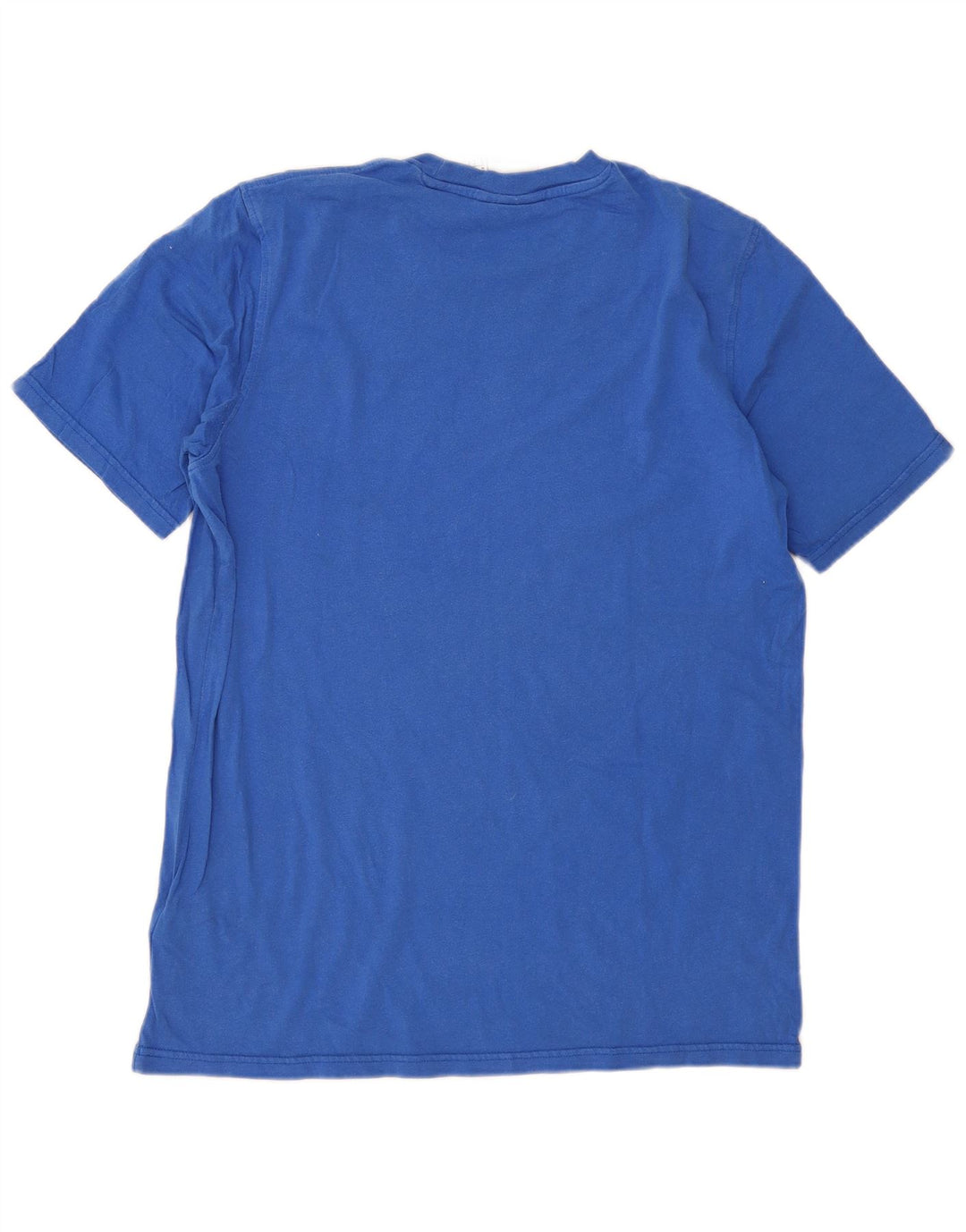 T-shirt grafica da uomo Adidas Top in cotone blu medio