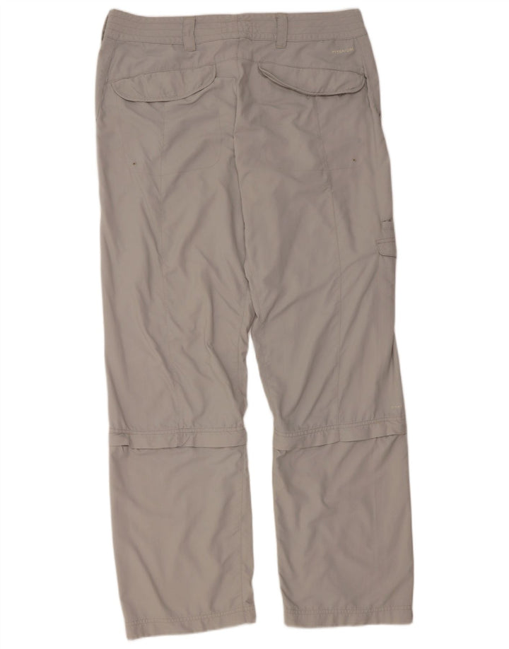 Pantaloni cargo regolari in titanio da donna COLUMBIA US 14 XL W36 L31 Grigio