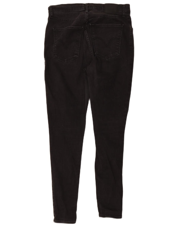Levi's Donna Mile High Super Skinny Jeans US 14 XL W34 L30 Cotone Nero