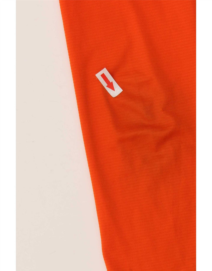 Maglia Adidas Aeroready da ragazzo a manica lunga 11-12 anni in poliestere arancione
