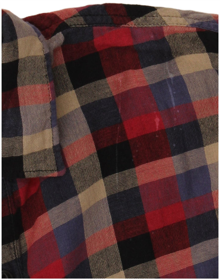 Levi's Camicia da uomo in flanella slim fit da boscaiolo, grande motivo a quadri multicolore