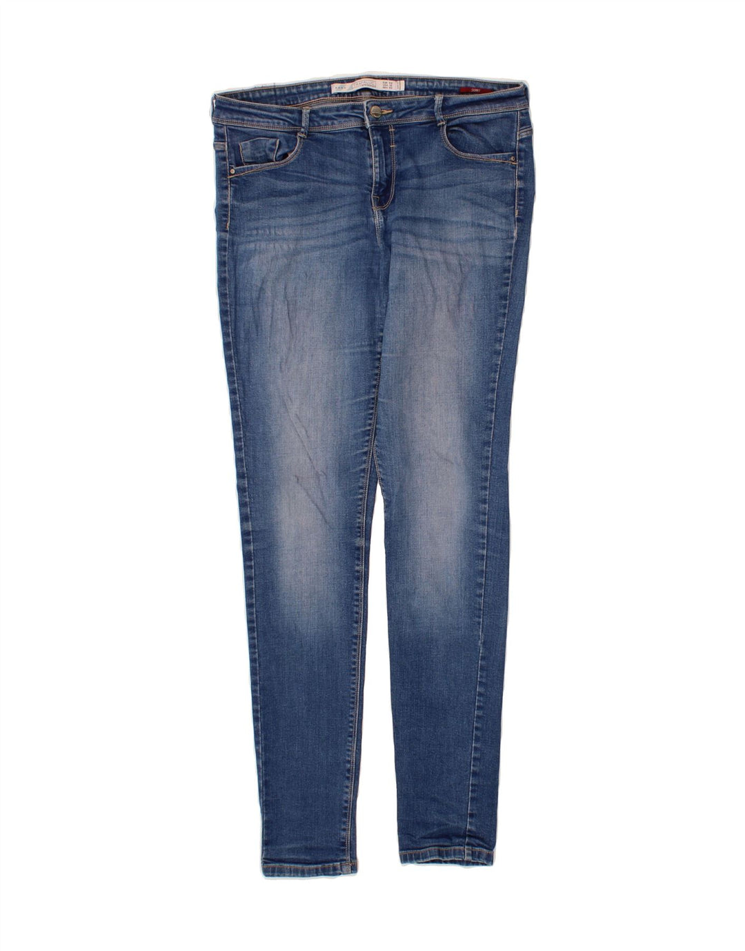 ZARA Womens Skinny Jeans EU 42 Large W32 L31 Blue Vintage Zara and Second-Hand Zara from Messina Hembry 