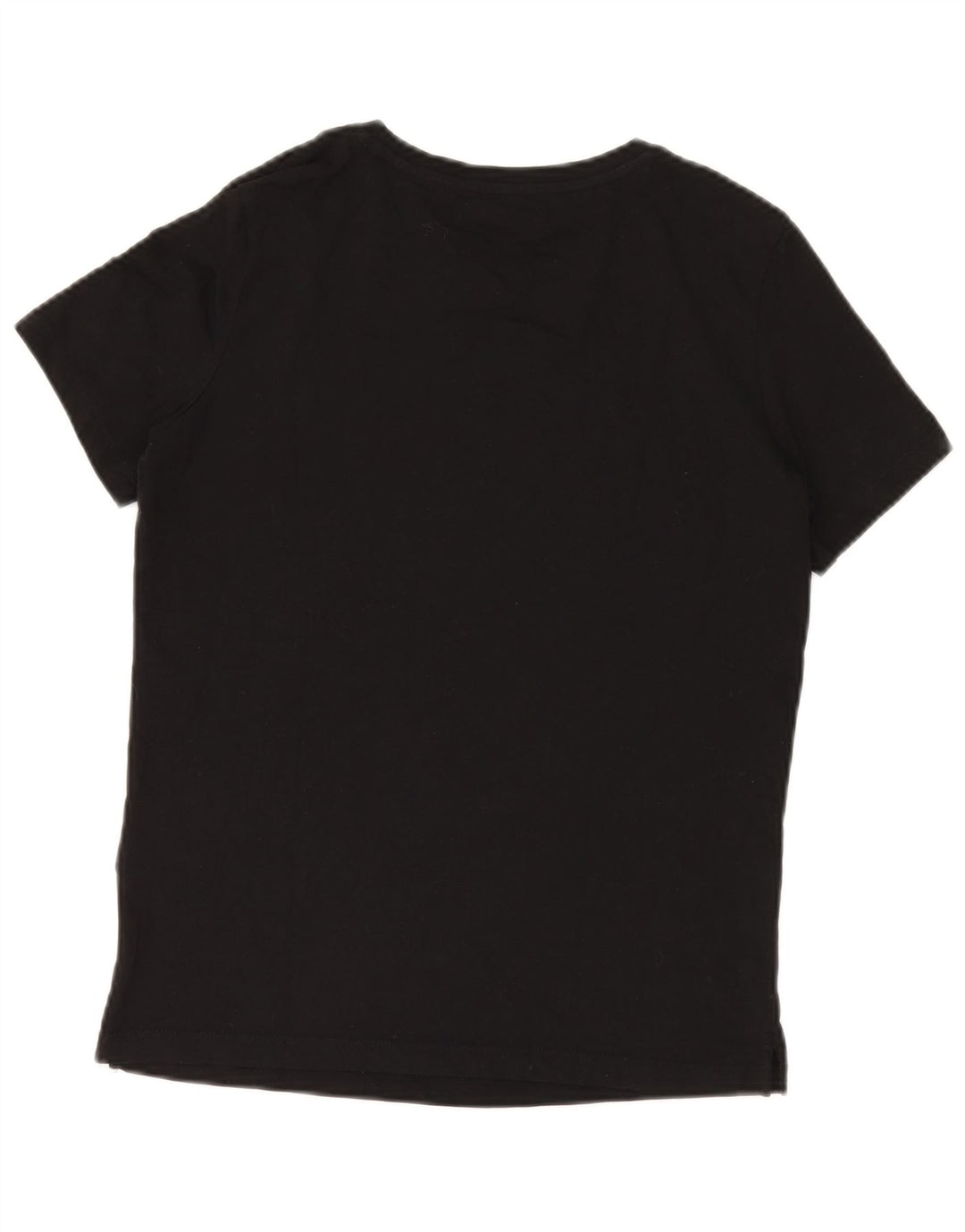 Guess T-shirt grafica da donna Top UK 14 Medium Black Cotton