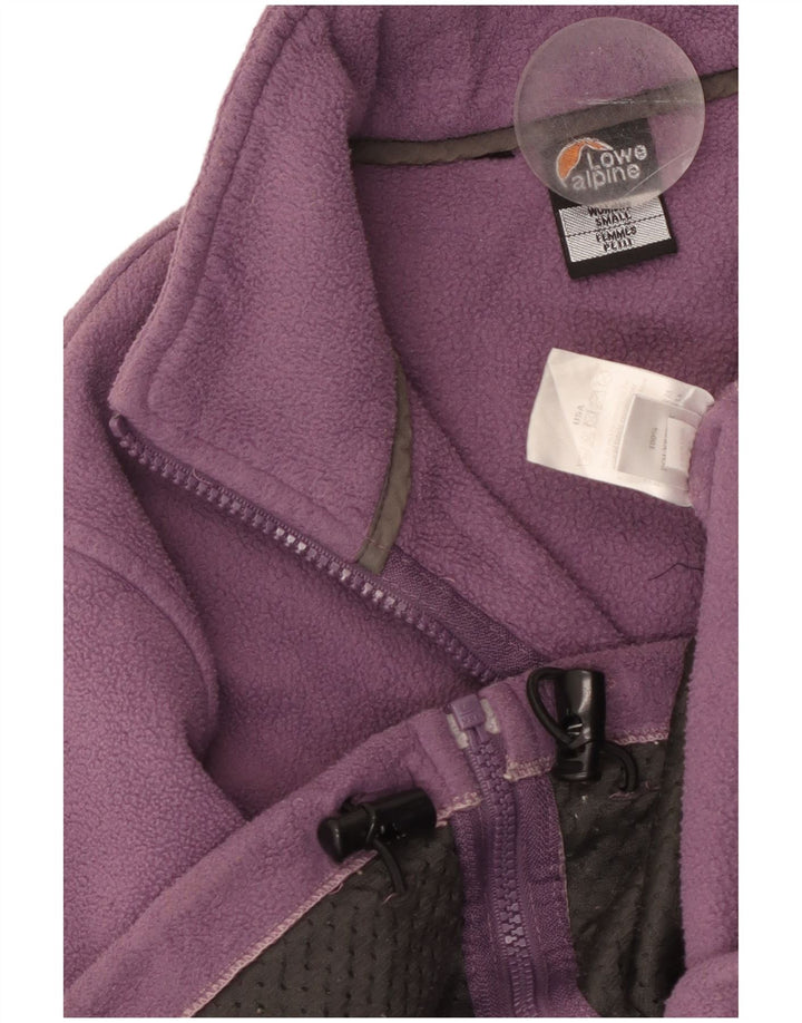 Giacca in pile da donna LOWE ALPINE UK 10 Small Viola Poliestere