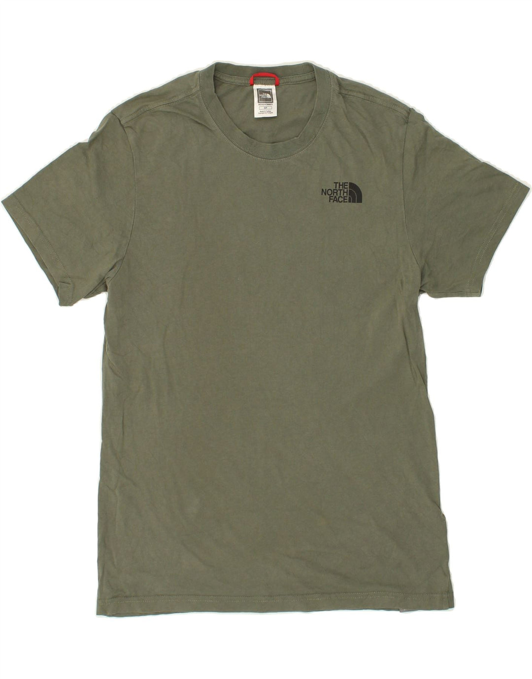 THE NORTH FACE T-shirt grafica da uomo piccola in cotone kaki