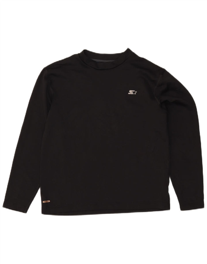 Maglia da uomo a maniche lunghe Starter UK 42/44 grande poliestere nero