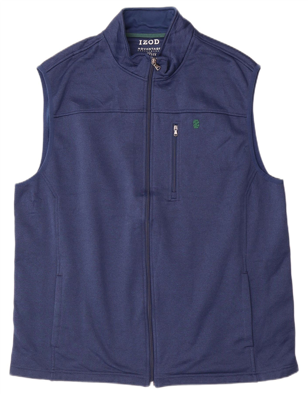 Giacca da ginnastica senza maniche da uomo IZOD XL in poliestere blu navy