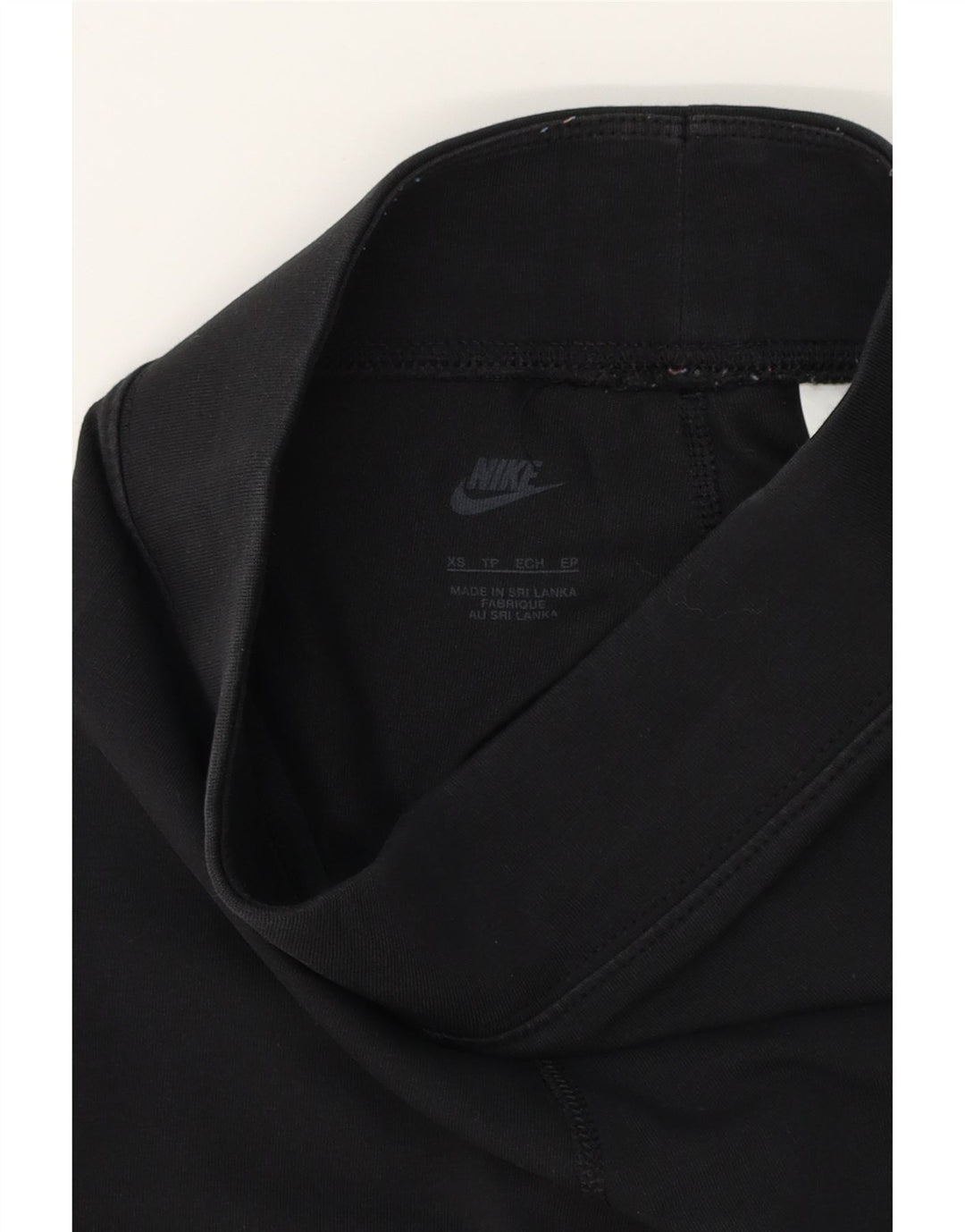 NIKE Womens Graphic Leggings UK 6 XS  Black Polyester Vintage Nike and Second-Hand Nike from Messina Hembry 