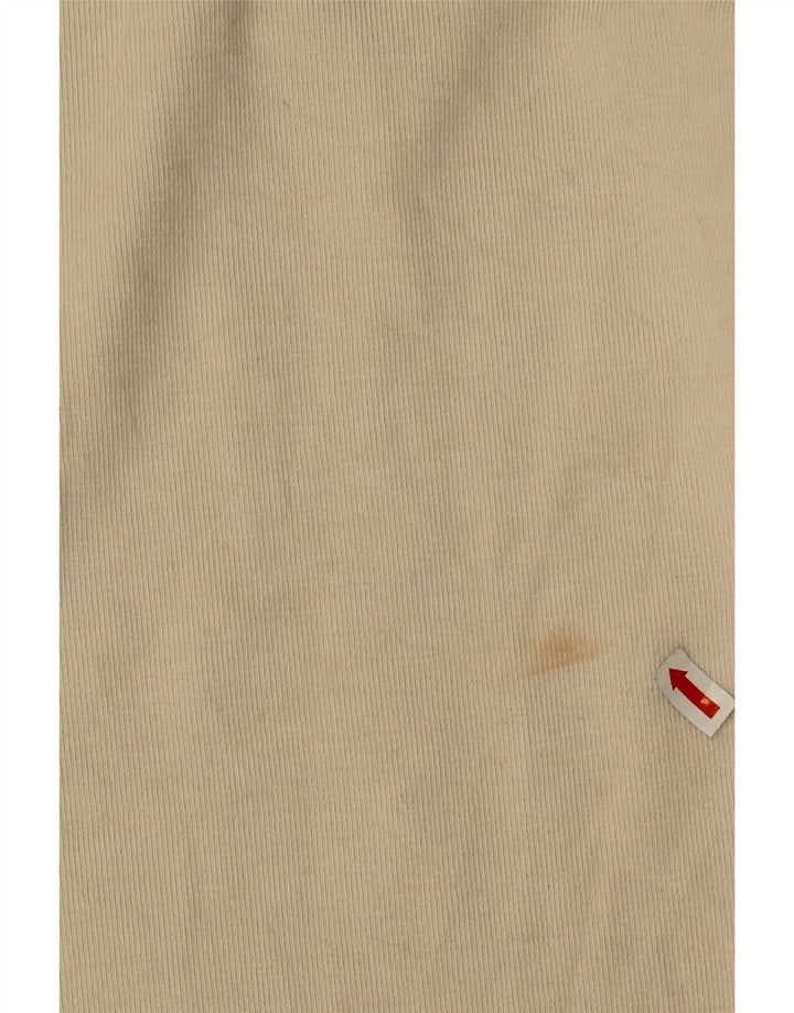 Body a maniche lunghe da donna Zara UK 12 Beige medio