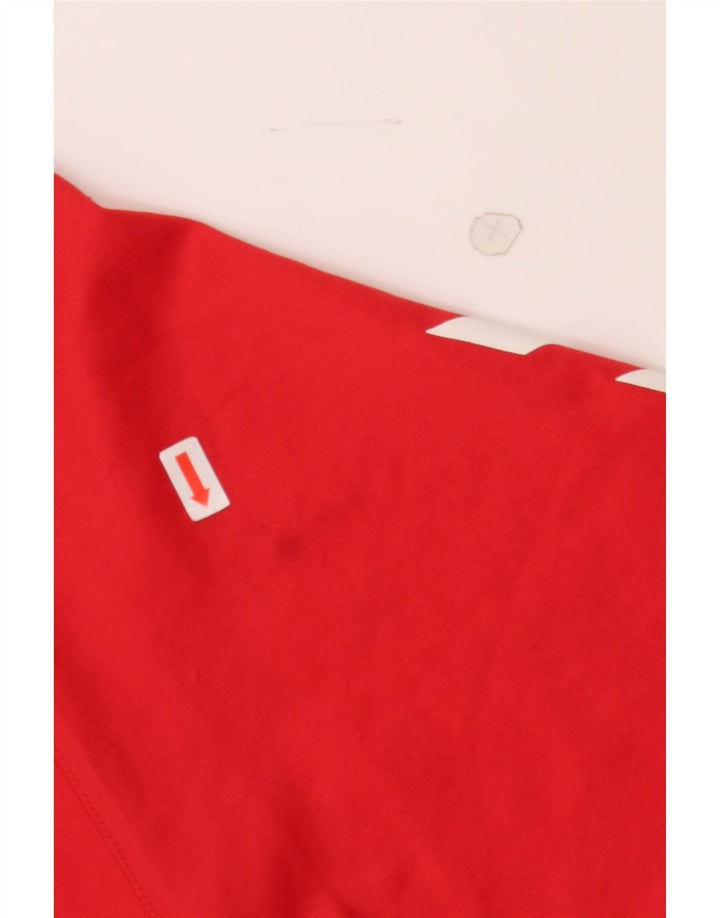 HUMMEL Mens T-Shirt Top Large Red Polyester Vintage Hummel and Second-Hand Hummel from Messina Hembry 