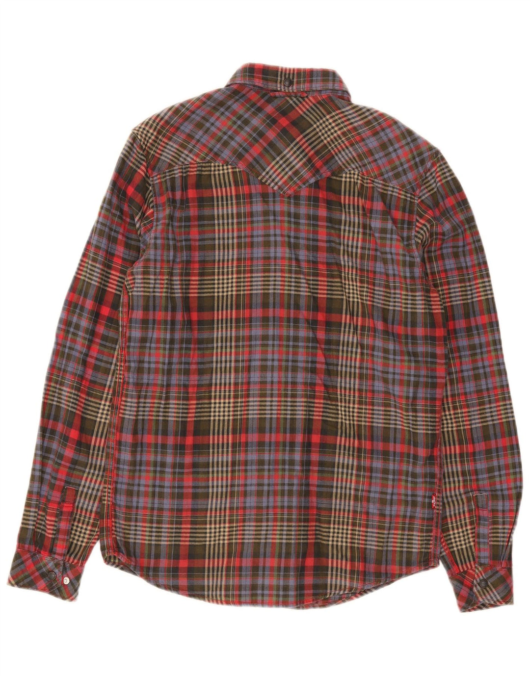 Camicia Levi's da uomo in flanella vestibilità standard, piccolo cotone a quadri multicolore