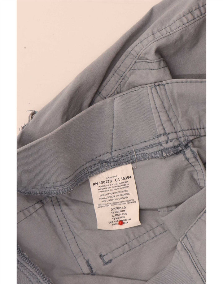 Pantaloncini cargo da donna Lee US 12 Large W32 cotone blu