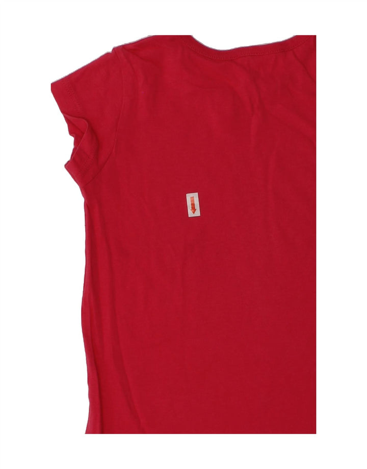 BENETTON Girls Graphic T-Shirt Top 3-4 Years Red | Vintage Benetton | Thrift | Second-Hand Benetton | Used Clothing | Messina Hembry 