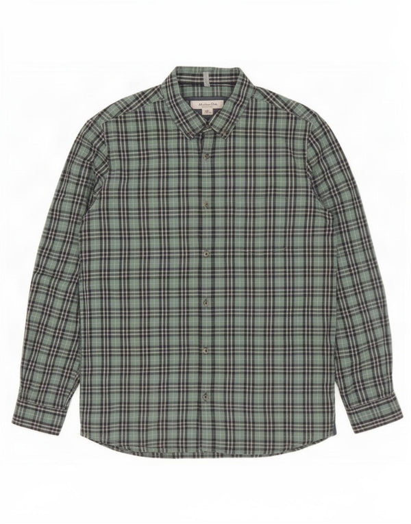 Maglia Massimo Dutti Bambino 13-14 Anni Cotone Verde Check