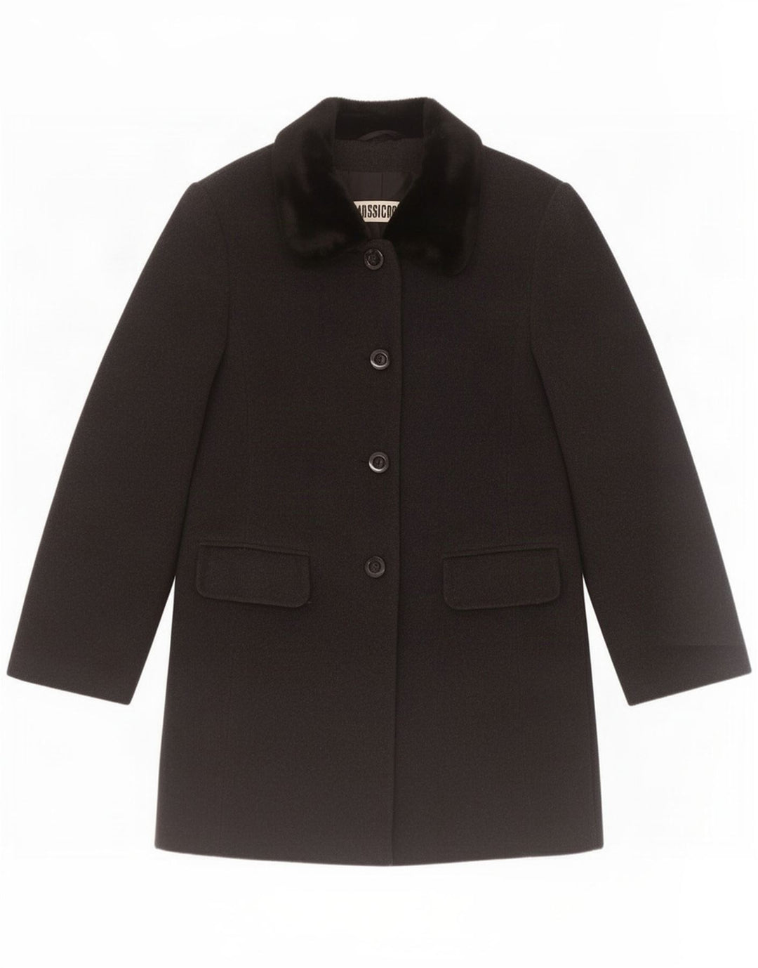 Soprabito da donna Yessica UK 8 piccolo in lana nera