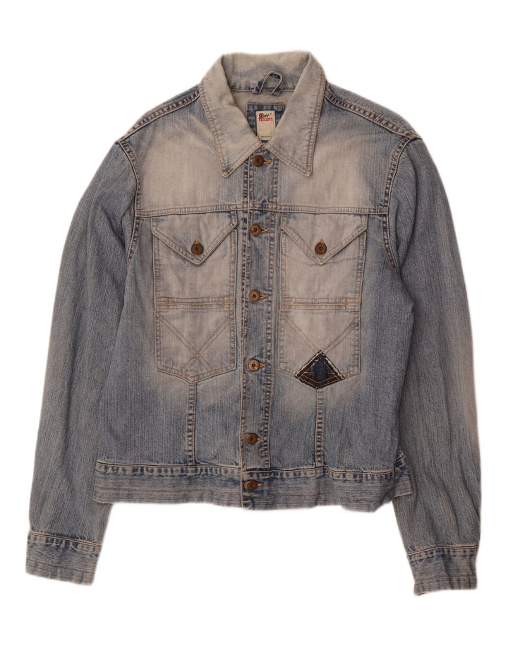 ROY ROGERS Mens Denim Jacket UK 38 Medium Blue Cotton