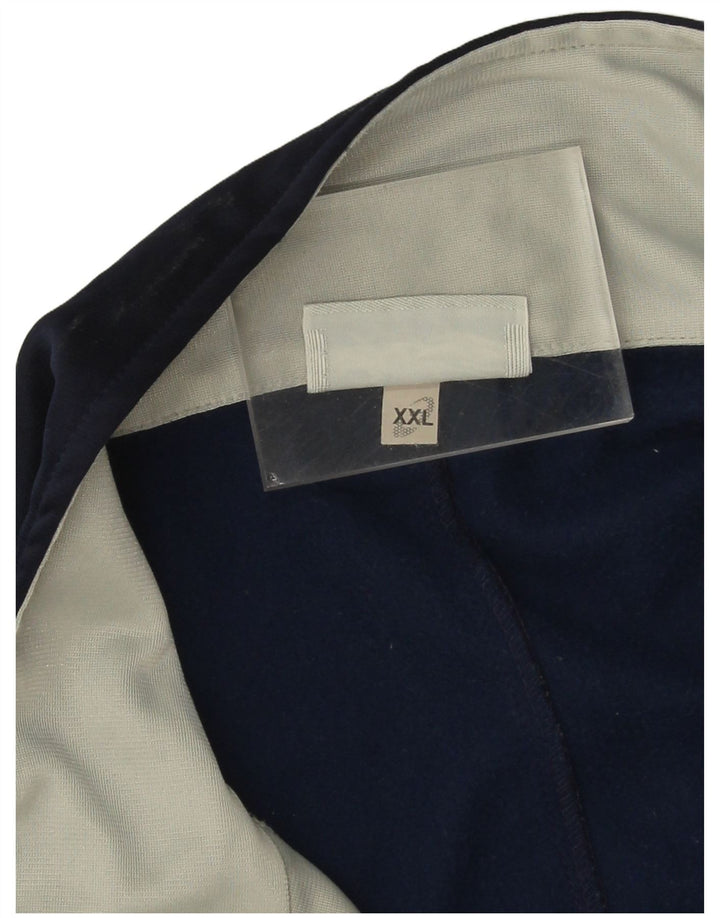 Giacca sportiva da uomo Asics 2XL Poliestere color block grigio